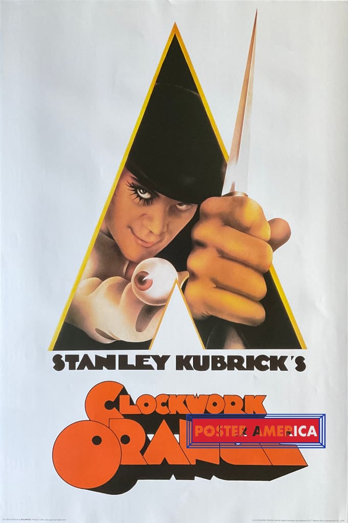 Load image into Gallery viewer, Stanley Kubricks Clockwork Orange Movie Promo Poster 24 X 36
