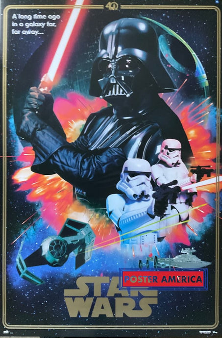 Star Wars A Long Time Ago In Galaxy Far Away 24 X 36 Poster