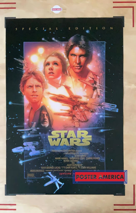 Star Wars A New Hope Vintage 1997 Special Edition One Sheet Poster 24 X 36 Vintage Poster
