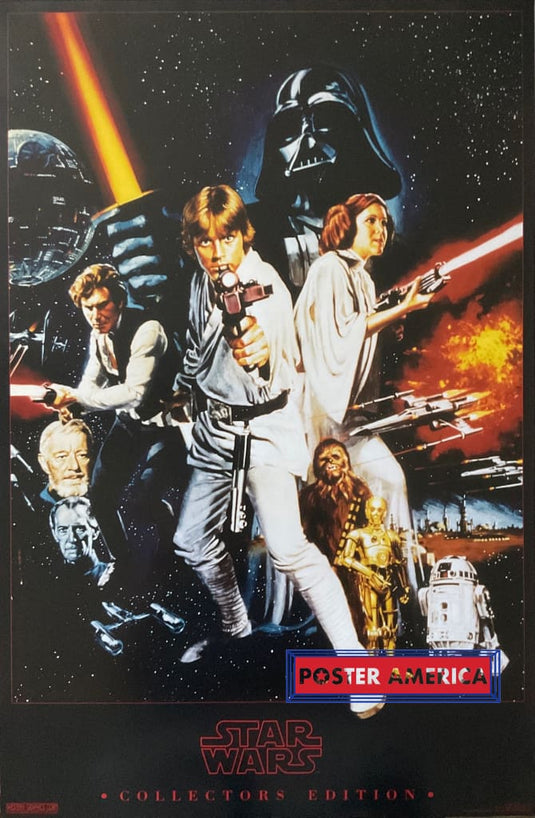 Star Wars Collectors Edition Out Of Print Vintage 1994 21 X 32 Poster