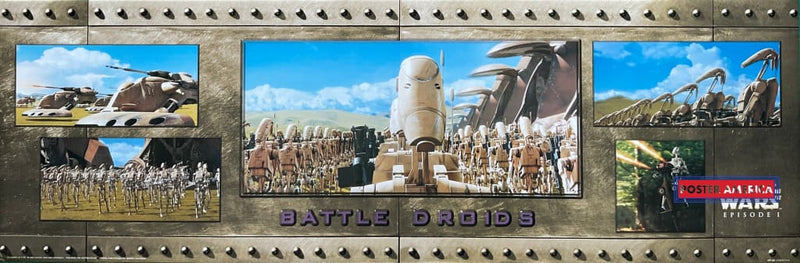 Load image into Gallery viewer, Star Wars: Episode I - The Phantom Menace Battle Droids Slim Print 12 X 36
