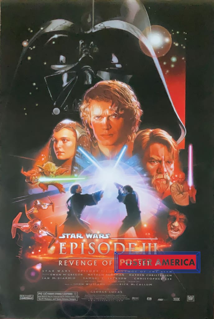 Load image into Gallery viewer, Star Wars Episode Iii Revenge Of The Sith One Sheet 27 X 40 Vintage Poster
