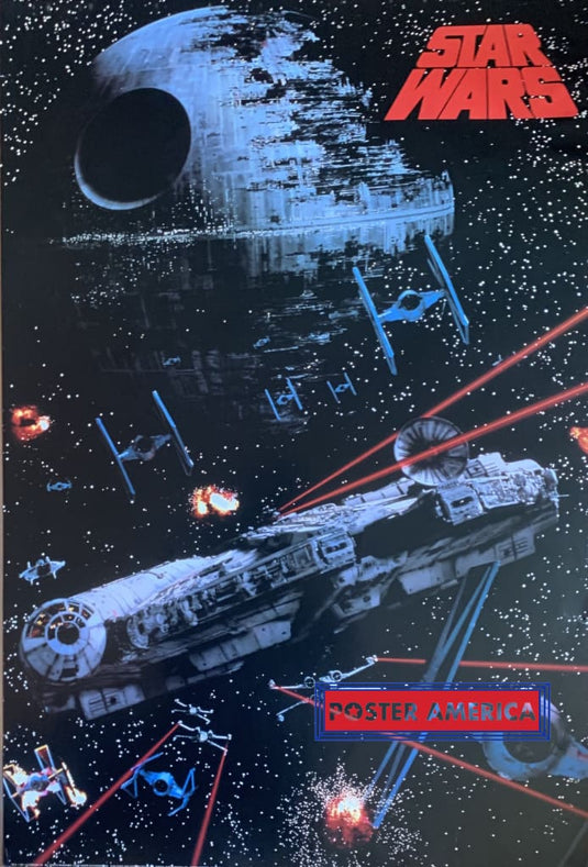 Star Wars Rare 1991 Out Of Print Poster 24 X 36 Vintage Poster