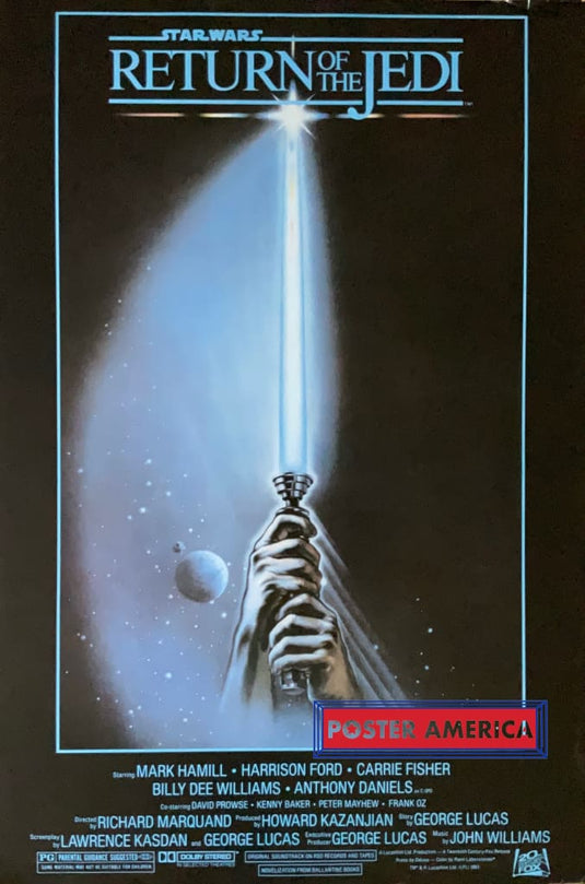 Star Wars Return Of The Jedi 1994 Release Original Poster 24 X 36 Vintage