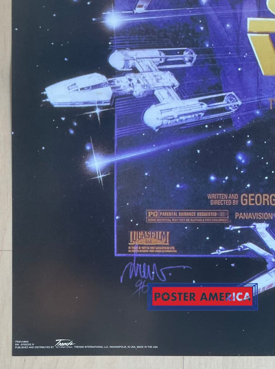 Star Wars Special Edition Vintage Movie Promo Poster 22.5 X 34
