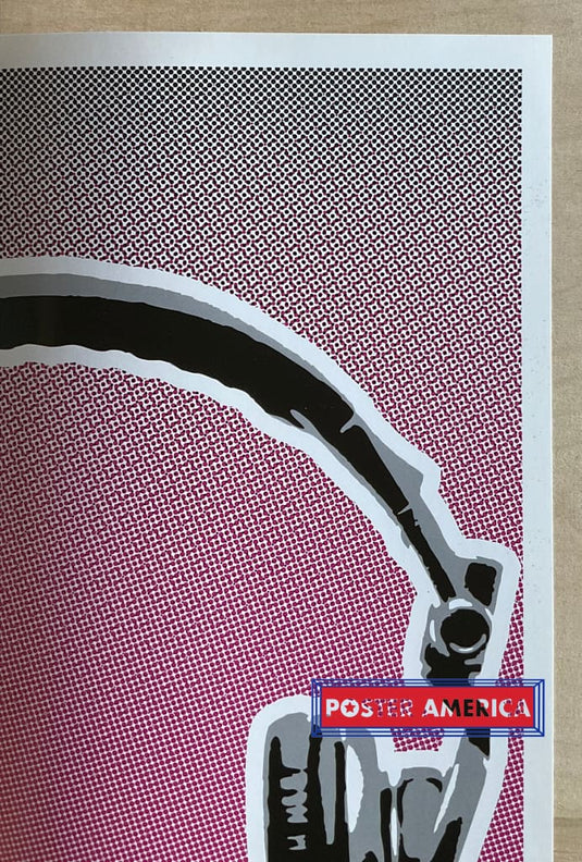 Steez Headphones Art Slim Print 12 X 36