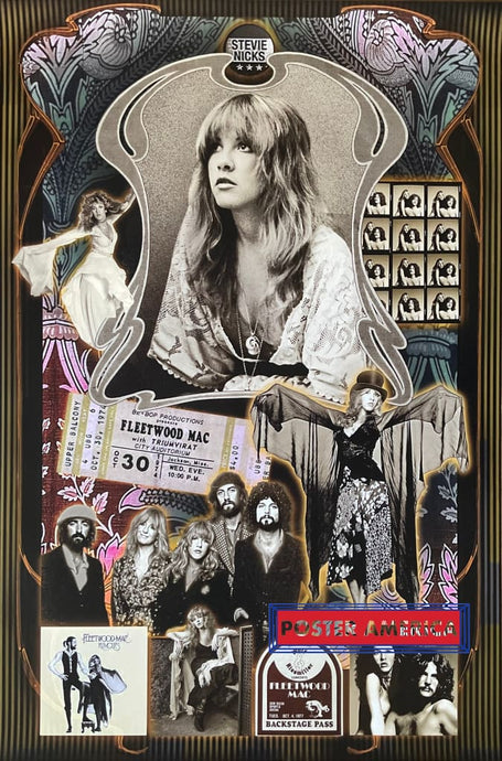 Stevie Nicks Fleetwood Mac Collage Poster 24 x 36 Poster