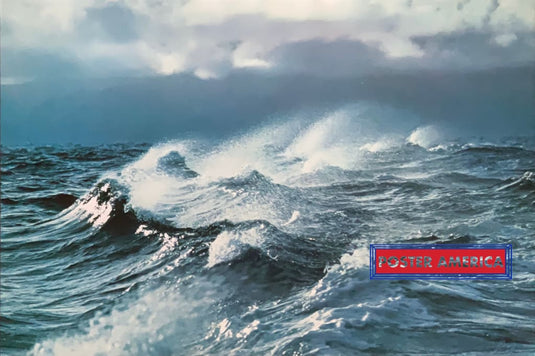 Stormy Seas Vintage Scenic Poster 24 X 35 Posters Prints & Visual Artwork