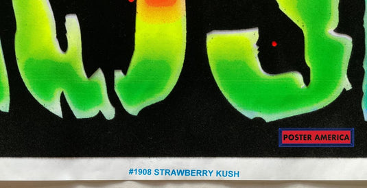 Strawberry Kush Novelty Black Light Poster 23 X 35