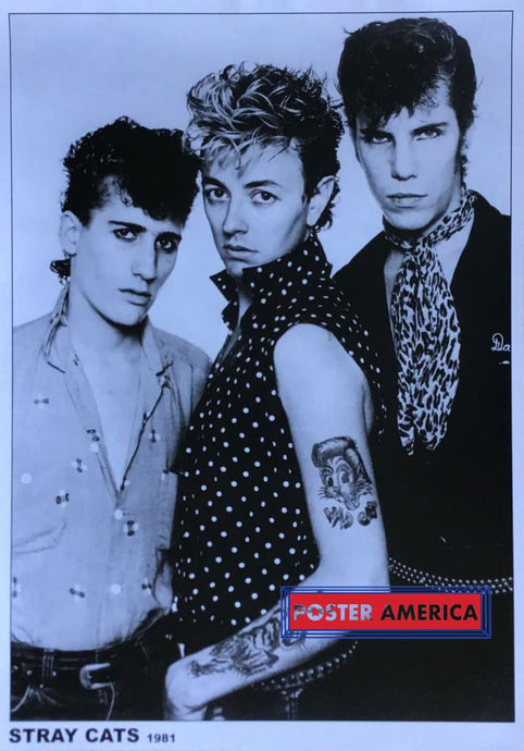 Stray Cats Poster 23.5 X 33 Posters Prints & Visual Artwork