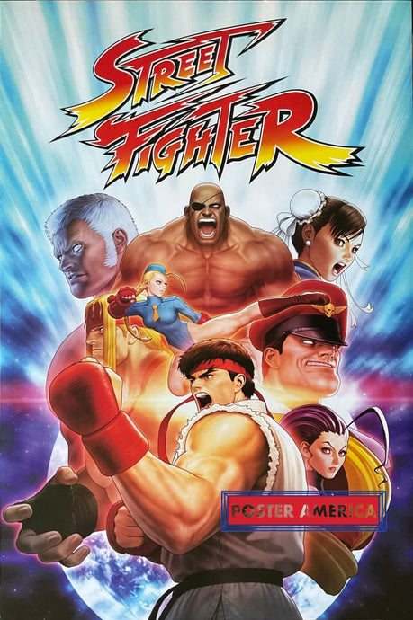 Street Fighter Anime Poster 24 x 36 Poster