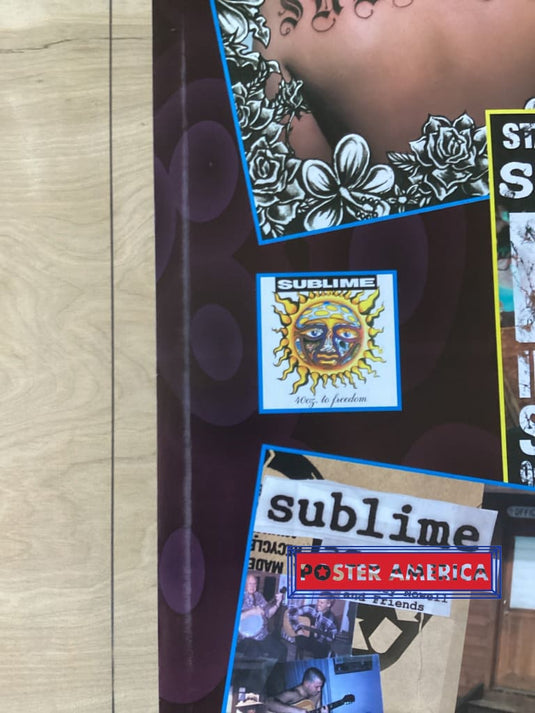Sublime Live In Concert Vintage 1998 Poster 22 X 34.5 Vintage Poster