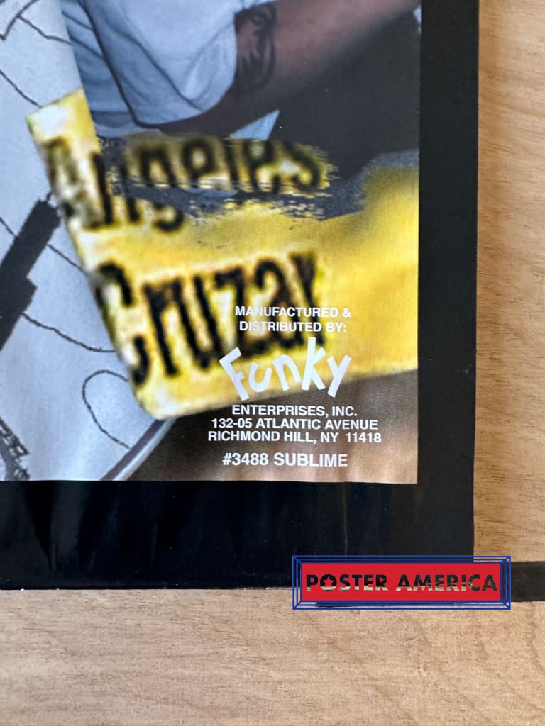 Load image into Gallery viewer, Sublimes Brad Nowell Crazy Fool 2001 Poster 22.5 X 34.5 Vintage Poster
