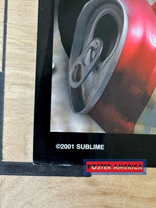 Sublimes Brad Nowell Crazy Fool 2001 Poster 22.5 X 34.5 Vintage Poster