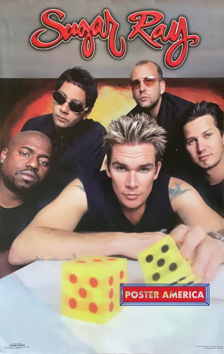 Sugar Ray Band Group Shot Vintage 2002 Poster 22 X 34.5 Vintage Poster
