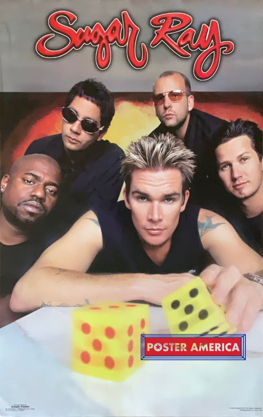 Sugar Ray Band Group Shot Vintage 2002 Poster 22 X 34.5 Vintage Poster