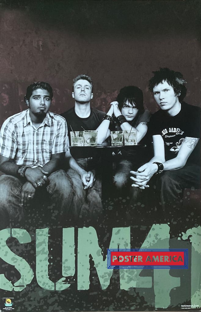 Load image into Gallery viewer, Sum 41 2004 Out Of Print Band Poster 23 X 35
