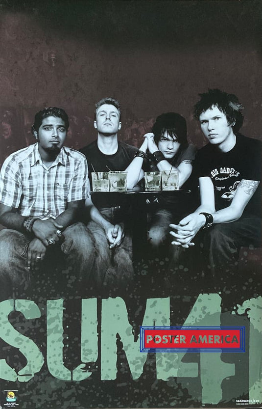 Sum 41 2004 Out Of Print Band Poster 23 X 35