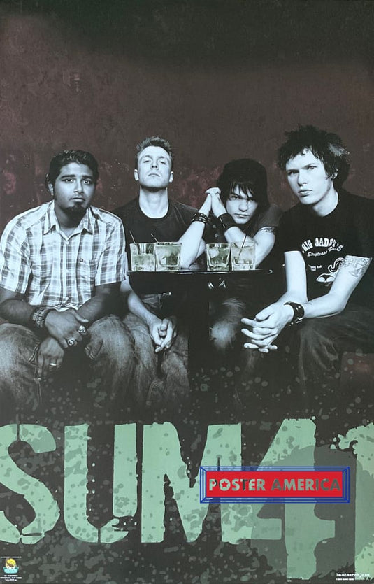 Sum 41 2004 Out Of Print Band Poster 23 X 35