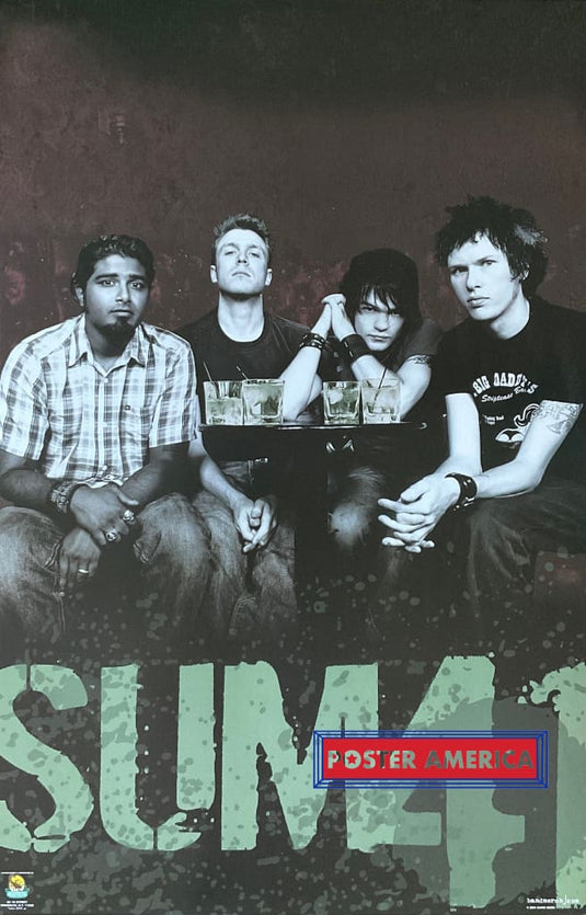 Sum 41 2004 Out Of Print Band Poster 23 X 35
