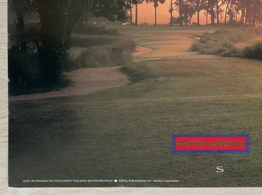 Sunday Drive Vintage Golf Slim Print 12 X 36