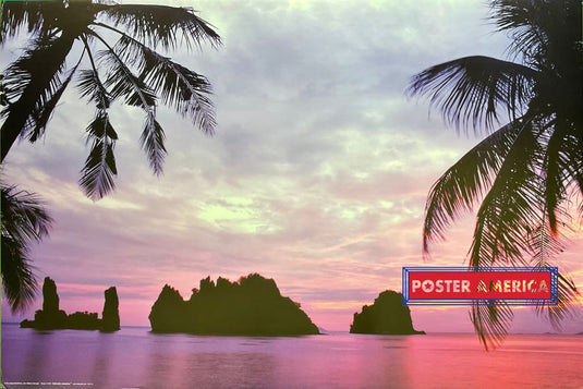 Sunset On Duong Beach Phan Thiet Vietnam Scenic Poster 24 X 36