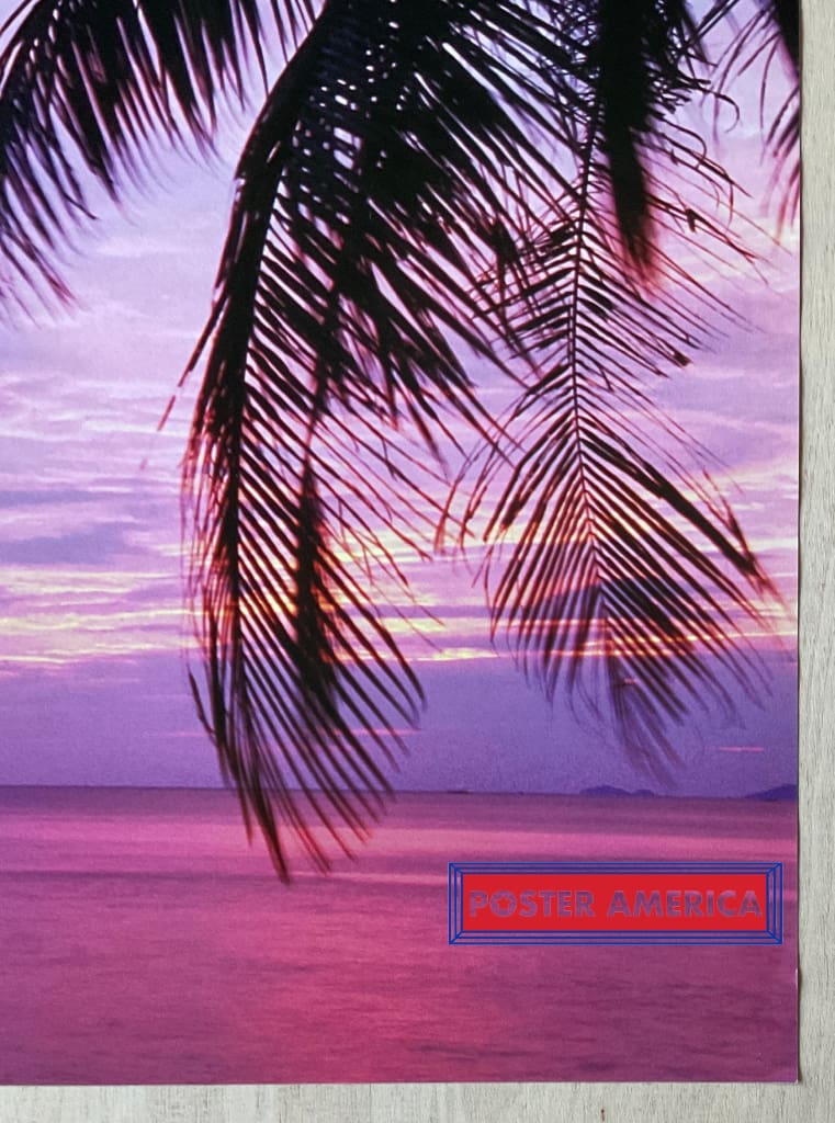 Load image into Gallery viewer, Sunset On Duong Beach Phan Thiet Vietnam Scenic Poster 24 X 36
