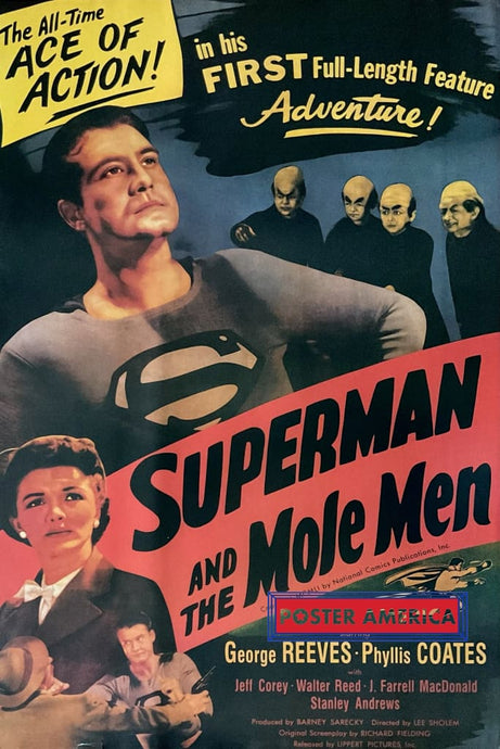 Superman And The Mole Men Poster 24 X 35.5