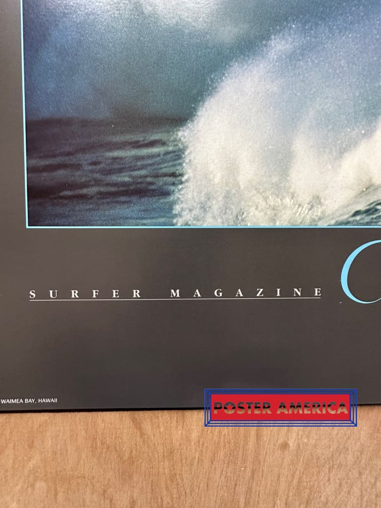 Load image into Gallery viewer, Surfer Magazine Waves Arpel Gallery Waimea Bay Hawaii 1989 Print 22 X 28 Art
