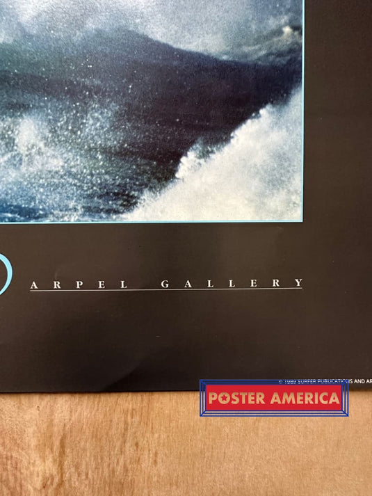 Surfer Magazine Waves Arpel Gallery Waimea Bay Hawaii 1989 Print 22 X 28 Art
