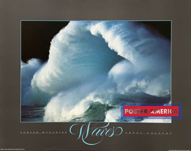 Load image into Gallery viewer, Surfer Magazine Waves Arpel Gallery Waimea Bay Hawaii 1989 Print 22 X 28 Art
