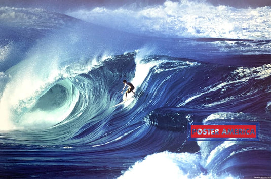 Surfer Marco Polo Waimea Shorebreak Hawaii Surf Poster 24 X 36