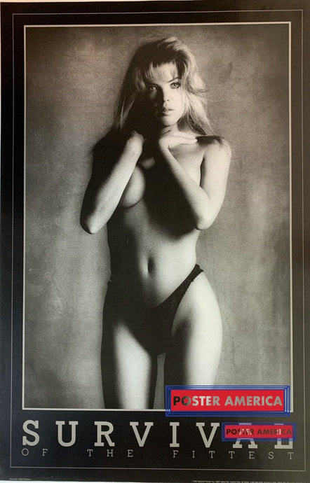 Survival Of The Fittest Vintage Modeling Poster 23 X 35