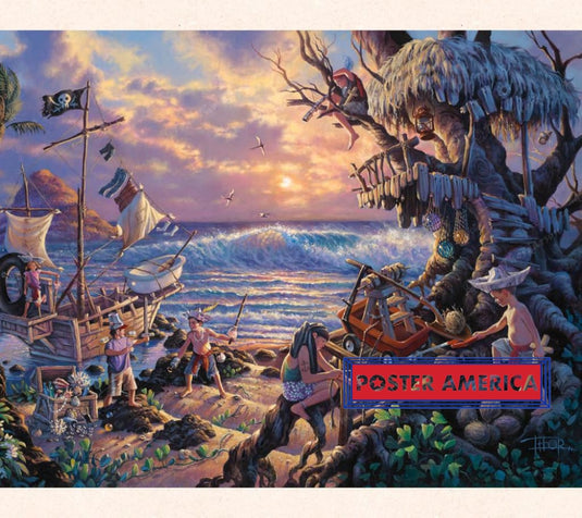 Swashbuckler Sunrise By Thor Limited Edition Giclee