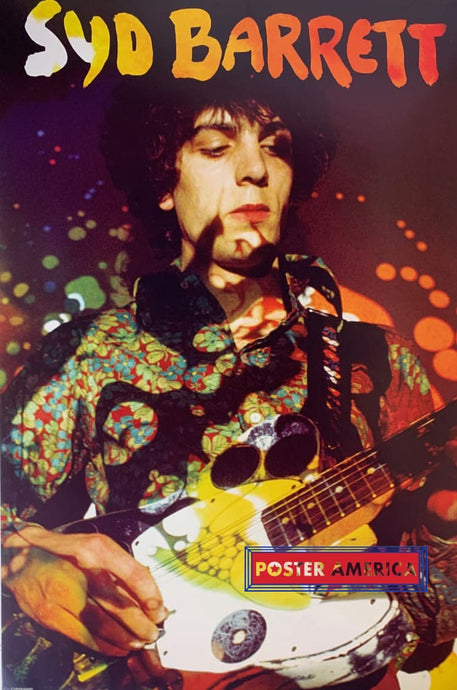 Syd Barrett Psychedelic Rare Rock Personality Poster 24 X 36