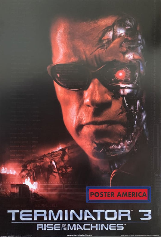Terminator 3 Rise Of The Machines 2003 Movie Poster 24 X 35