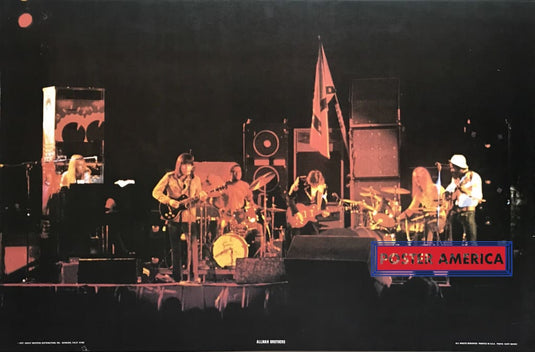 The Allman Brothers Band Original 1973 Poster 23X35 Vintage Poster