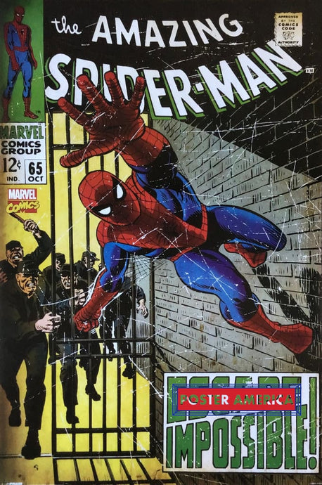 The Amazing Spider-Man Comic Book Cover Poster 24 X 36