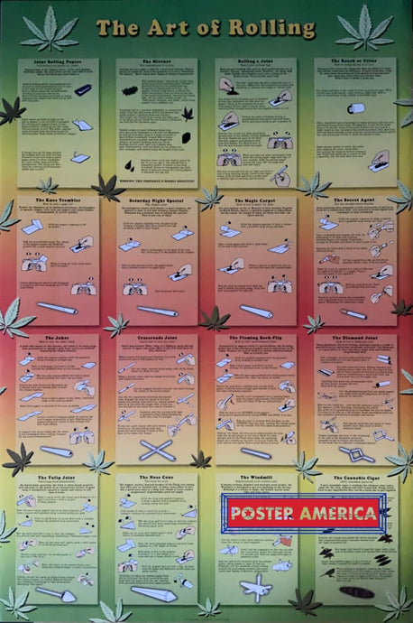 The Art of Rolling Joints Poster 24 x 36 Pos