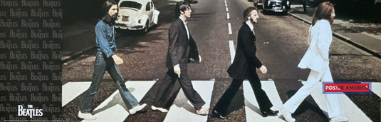 The Beatles Abbey Road Album Cover Vintage 1999 Poster 24 X 36