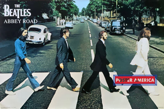 The Beatles Abbey Road By Aquarius 2007 Poster 24 X 36