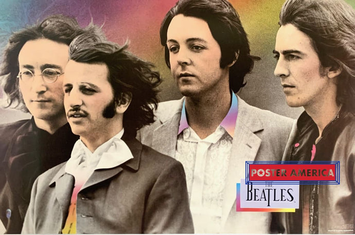The Beatles Air Brushed Rare 1988 Vintage Poster 21 X 32 Vintage Poster