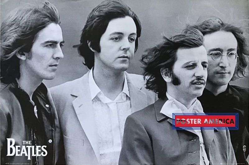 Load image into Gallery viewer, The Beatles Black And White Uk Import Poster 24 X 36
