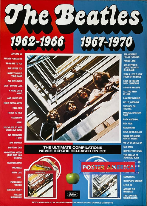The Beatles Compilations Original Capital Records Promo 1993 23.5 x 32.5 Poster Poster