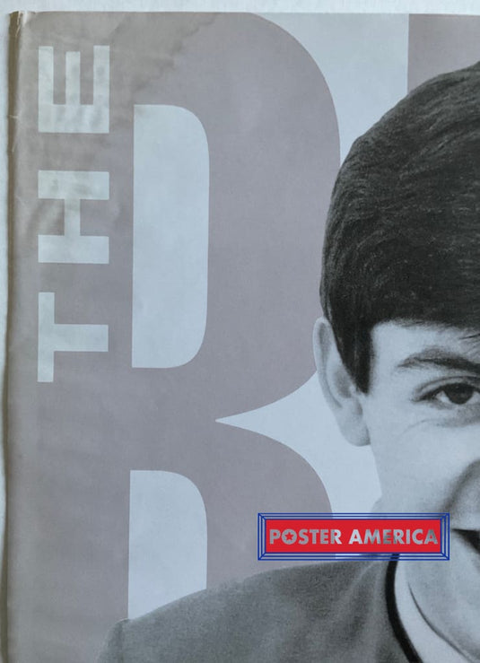 The Beatles Horizontal Vintage Black & White 1991 Poster 24 X 36