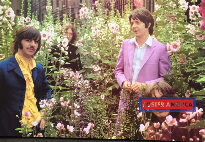 The Beatles In The Flower Fields Original 1994 23 X 35 Poster Vintage Poster
