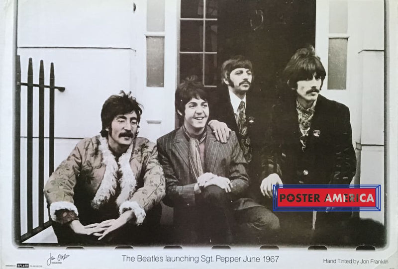 Load image into Gallery viewer, The Beatles Launching Sgt. Pepper June 1967 Poster 23.5 X 34.5

