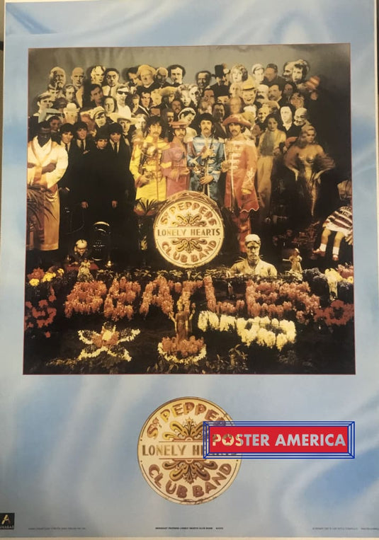 The Beatles Sargent Peppers Lonely Hearts Club Band Original 1987 Uk Import Poster 24 X 35 Vintage