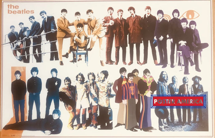 The Beatles Throughout Years Canadian Import 22.5 X 34 Poster