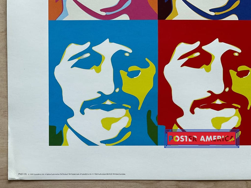 Load image into Gallery viewer, The Beatles Vintage 1999 Pop Art Slim Print 12 X 36
